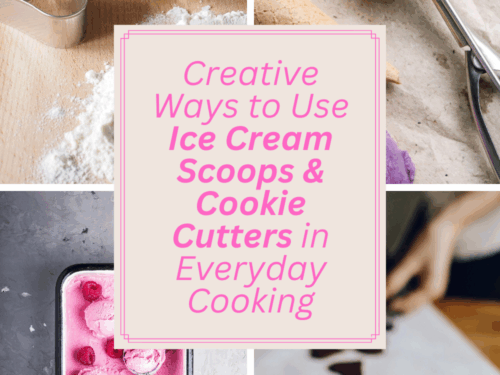 Who says cookie cutters and ice cream scoops are only for baking? Learn fun, easy, and practical ways to use these tools for everyday cooking — from portioning perfect muffins to shaping pancakes and snacks for kids. I’ve also included my favorite Amazon picks for stainless-steel cookie cutters and scoops (no extra cost to you!). Click to see all the creative ideas that will make meal prep faster, cleaner, and more fun for the whole family.