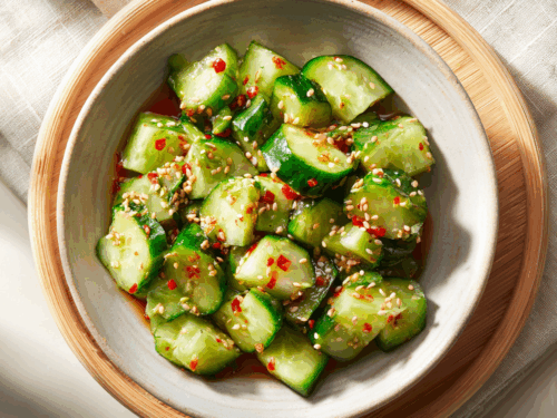 Refreshing Chinese Garlic Cucumber Salad with Optional Chili Oil — Easy Summer Side Dish