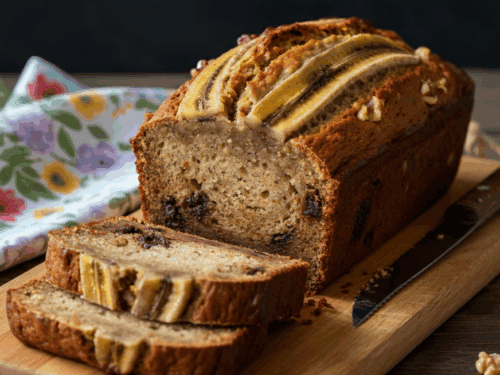Moist Banana Bread with Chocolate Chips and Nuts – Easy Weeknight Baking for Families