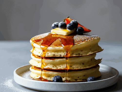 Extra-Fluffy Family Breakfast Pancakes with Vanilla — Weekend Morning Staple