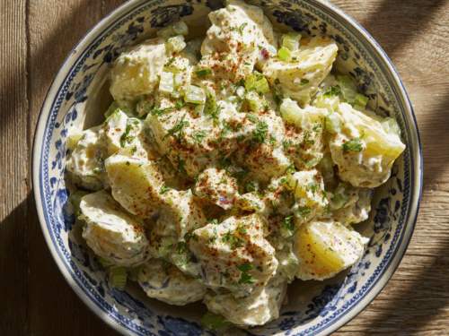 Ultra-Creamy Classic Potato Salad with Mustard & Celery—Family BBQ Favorite